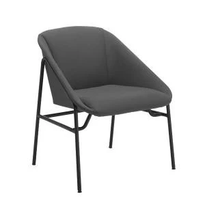 Jemini Grey Bistro Reception Armchair KF79230