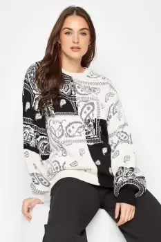 Tall Paisley Jacquard Jumper