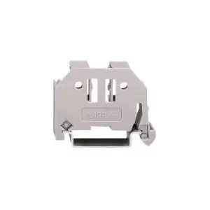 WAGO 249-117 Screwless End Bracket Grey 10mm (W)