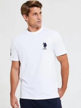 U.S. Polo Assn. Large T-Shirt - White, Size XL, Men