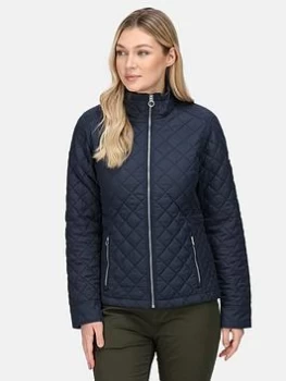 Regatta Charleigh Quilted Jacket - Navy, Size 16, Women