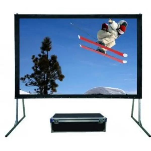 Sapphire AV 100" SFFS404FR10-FABRIC Front Indoor PVC Projector Screen