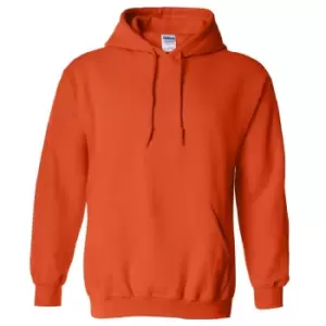 Gildan Heavy Blend Adult Unisex Hooded Sweatshirt / Hoodie (XL) (Orange)