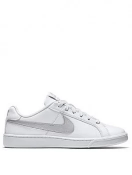 Nike Court Royale - White/Silver , White/Silver, Size 6, Women