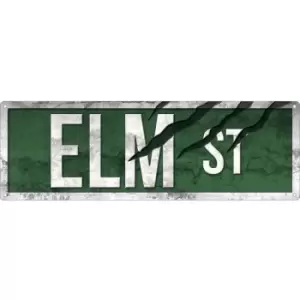 Grindstore Elm Street Slim Tin Sign (One Size) (Green) - Green