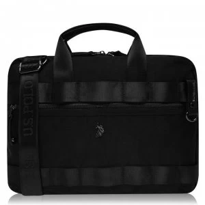 US Polo Assn US Waganer Document Briefcase - Black 000