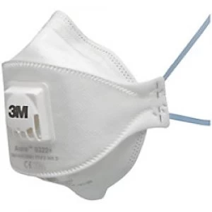 3M Respirators FFP2 Polypropylene, Steel, Polyisoprene, Polyurethane White Pack of 10