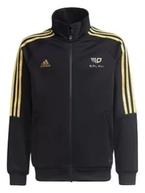 Boys, adidas Junior Mo Salah Track Top, Black, Size 15-16 Years