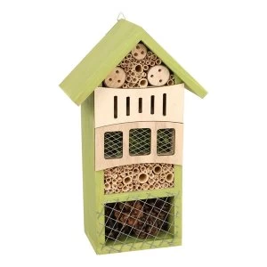 Legler - Small Foot Green Wooden Insect Hotel for Wildlife Garden (Multi-colour)