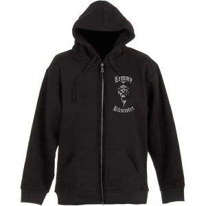 Lemmy - With Sunglasses Unisex Small Zipped Hoodie - Black