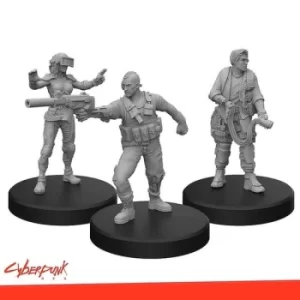 Cyberpunk Red Miniatures: Edgerunners A (Solo, Tech, and Netrunner)