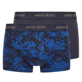 Hugo Boss 2 Pack Trunks Navy Size L Men