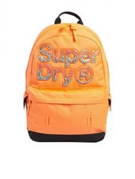 Superdry Aqua Star Montana Rucksack, Orange, Women