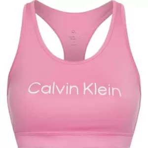 Calvin Klein Performance Klein Performance Logo Mid Bra Womens - Pink