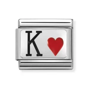 Nomination CLASSIC Silvershine King of Hearts Charm 330208/28