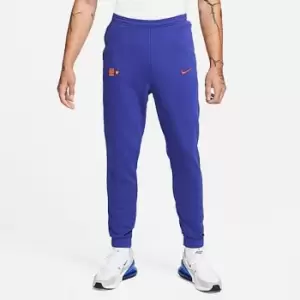 Mens Nike FC Barcelona French Terry Soccer Pants