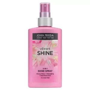 John Frieda Vibrant Shine Detangling Heat Protection 3-in-1 Spray, 150ml