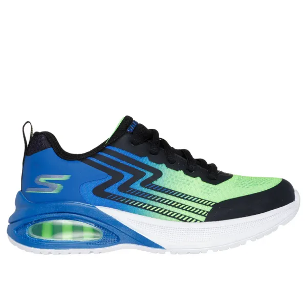 Skechers Lace Up Sneaker W Midsole Tech Piec Runners Boys Runners 3 (36) Green 04142815230