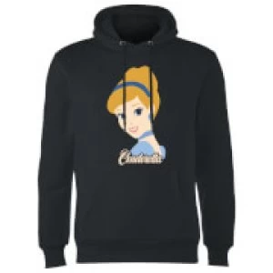 Disney Princess Colour Silhouette Cinderella Hoodie - Black - XXL