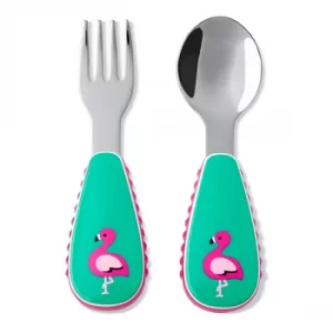 Skip-Hop Flamingo Utensils