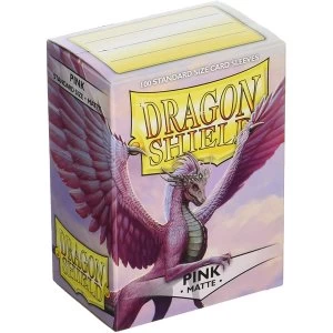 Dragon Shield Pink Matte Card Sleeves - 100 Sleeves