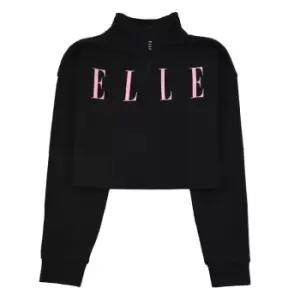 Elle quarter Zip Fleece - Black