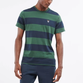 Barbour Mens Cornell Stripe T-Shirt - Sycamore - L