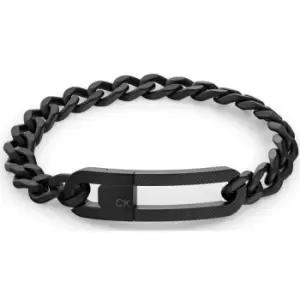 Mens CALVIN KLEIN Stainless Steel Mens Chain Link Family Stainless Steel