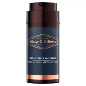 King C. Gillette Face Stubble Moisturiser 100ml