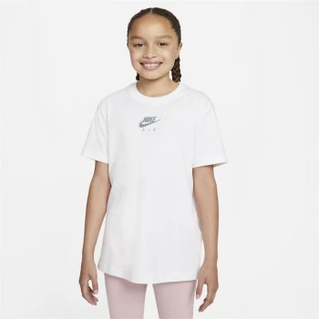 Nike Sportswear Big Kids (Girls') T-Shirt - White