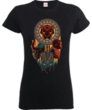 Black Panther Totem Womens T-Shirt - Black