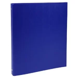 Exacompta Ring Binder 51152SE Polypropylene A4 4 ring 15mm Blue Pack of 20