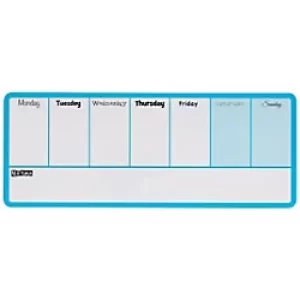 Nobo Weekly Organiser Blue 140 x 360 mm