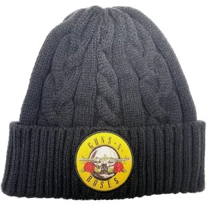 Guns N' Roses - Circle Logo Unisex Beanie Hat - Black