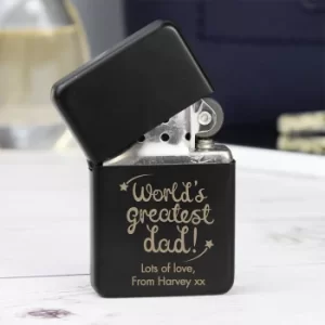 Personalised World's Greatest Dad Lighter