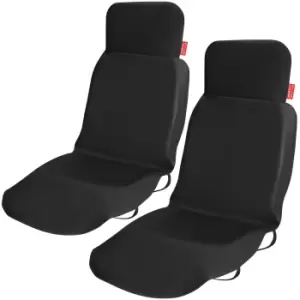 Car Seat Cover 2 Pcs Black 160x66cm