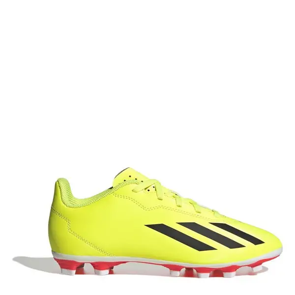 adidas X Crazyfast Club Childrens Flexible Firm Ground Football Boots - Yellow C10