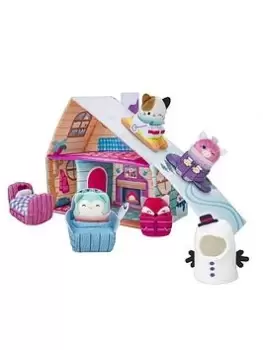 Squishville Sqm - Mega Soft Playset (Squishville Ski Chalet)