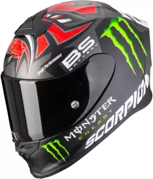 Scorpion EXO-R1 Air Fabio Monster Replica Helmet, black-red, Size L, black-red, Size L