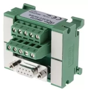 Phoenix Contact, 9 Pole D-sub Connector, Female Interface Module, DIN Rail Mount