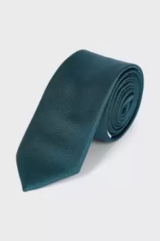 Mens Slim Teal Tie