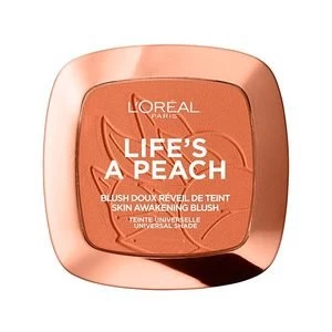 L Oreal Paris Life s a Peach Blush Powder Peach Pink