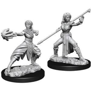 Dungeons & Dragons Nolzur's Marvelous Unpainted Miniatures - Female Half-Elf Monk