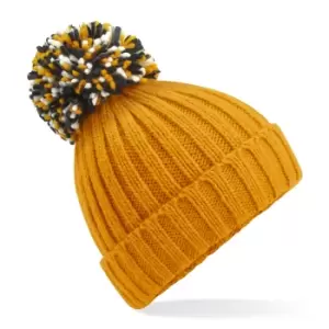 Beechfield Hygge Beanie (One Size) (Mustard Yellow)