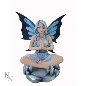 Opal Lotus Fairy Figurine