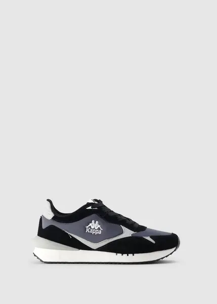 Kappa Mens Stazzo Trainers In Black-Grey