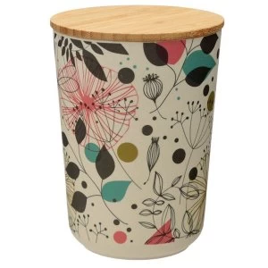 Wisewood Botanical Bamboo Composite Medium Round Storage Jar