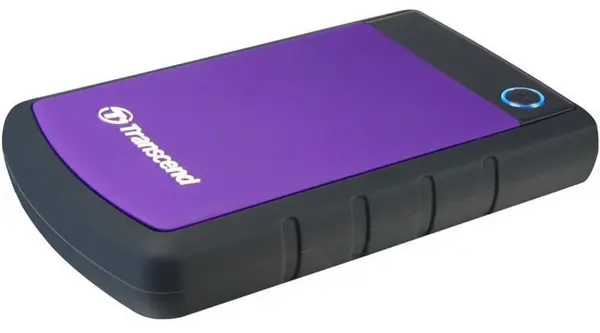 Transcend StoreJet 25H3P 1TB Mobile External Hard Drive in Purple