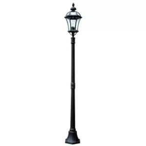 Ledbury 1 Light Outdoor Lamp Post Black IP44, E27