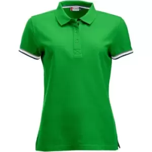 Clique Womens/Ladies Newton Polo Shirt (S) (Apple Green)